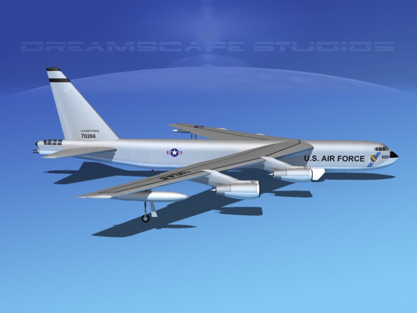 3d Model Stratofortress Boeing B-52 Bomber