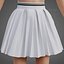 Sportliches Tennis-Outfit in Schwarz-Weiß – Sport-BH-Top mit Faltenminirock