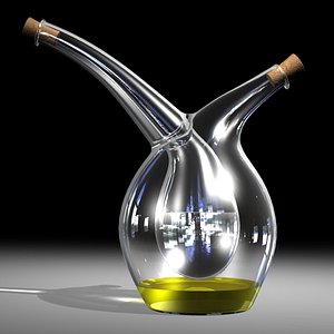 mojoo vinegar cruet oil 3d 3dm