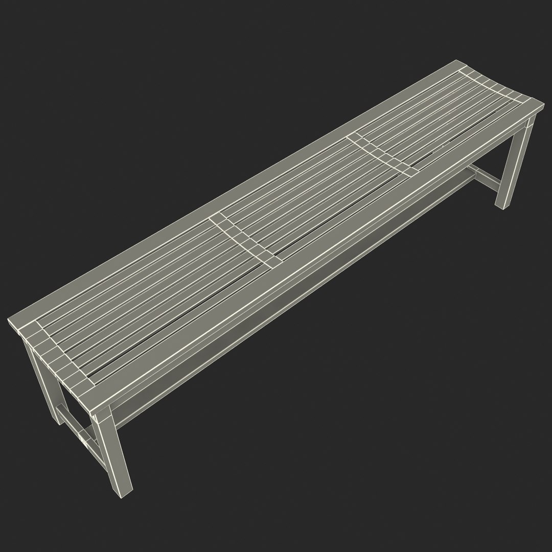 3d Model Of Strathwood Blakely Bench