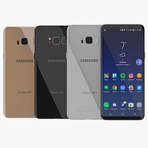 Samsung Galaxy S8 Plus Collection 3D model