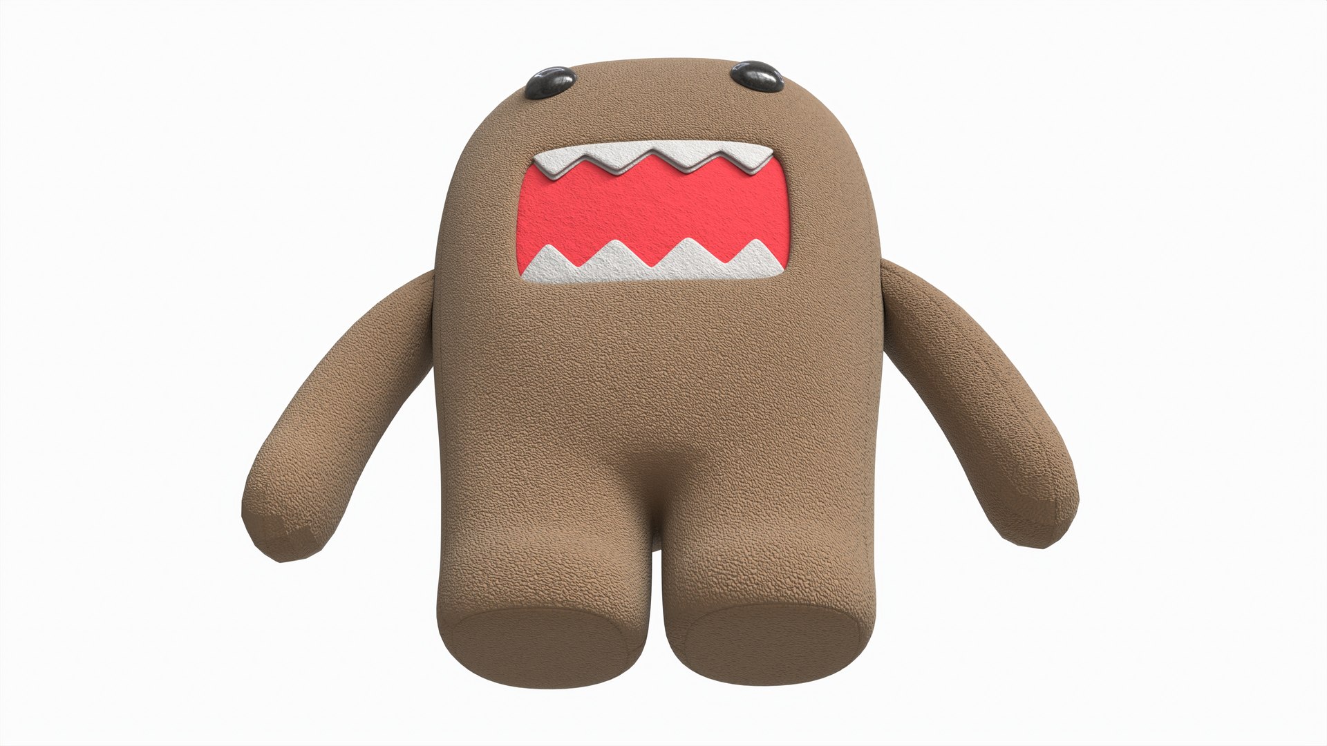 3D Japanese Domo Cartoon Toy - TurboSquid 2137551