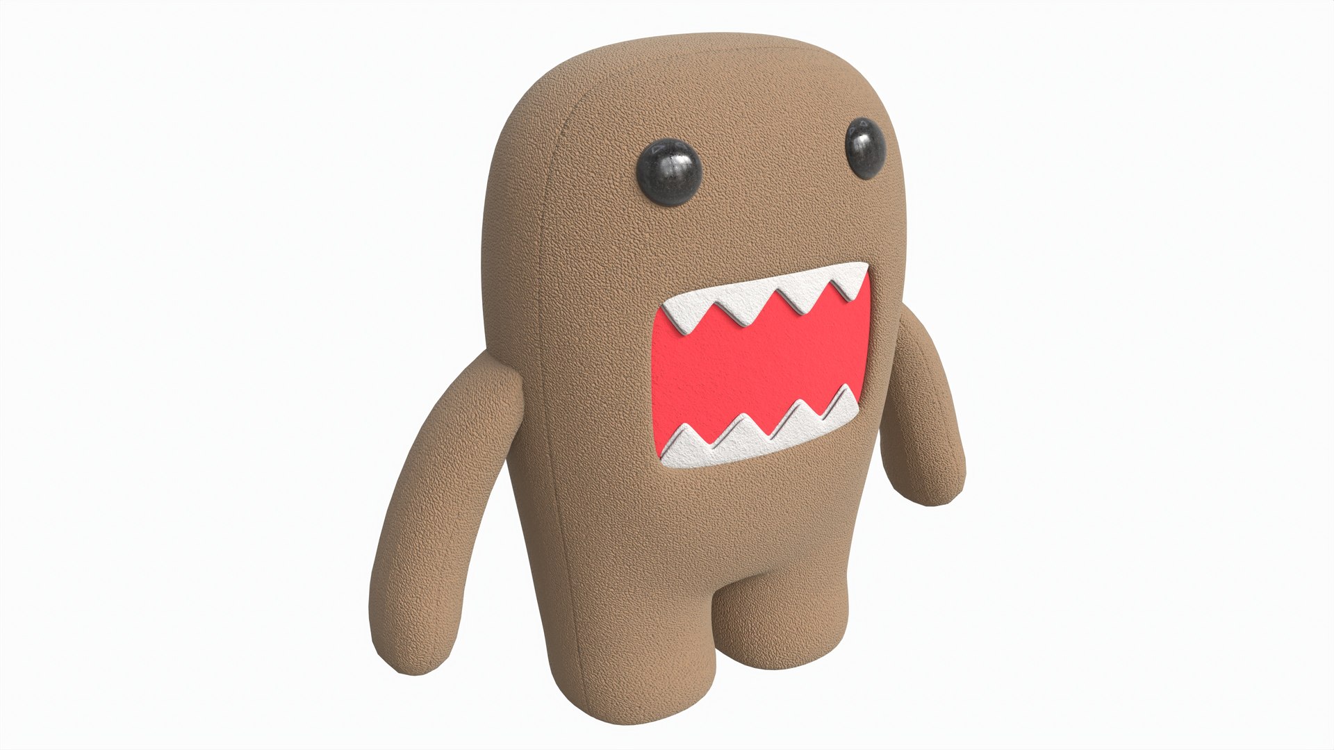 3D Japanese Domo Cartoon Toy - TurboSquid 2137551