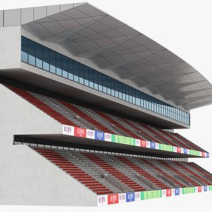 Stadium Tribune model