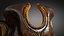 Vintage Worn Metal Face Mask