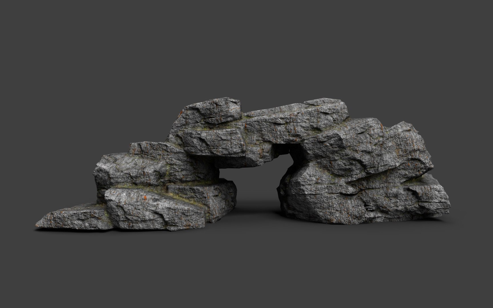 3D Rock Cliff Model - TurboSquid 1621006