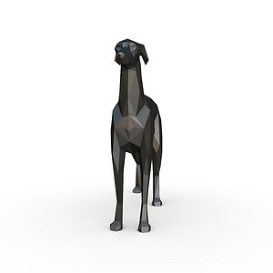 3D Italian Greyhound