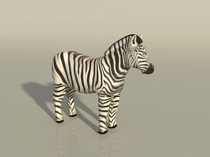 3D zebra - edit