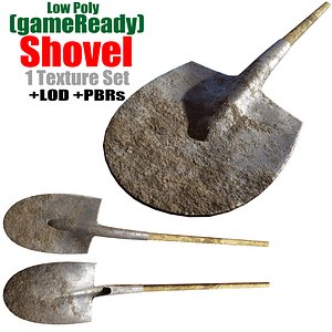 fbx shovel spade tools
