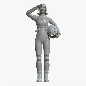 Printable Astronaut Woman