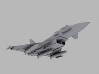 Eurofighter Typhoon EF2000 Game model