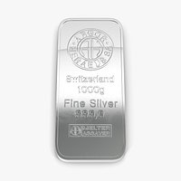 Silver Bar 1000g 3D Model