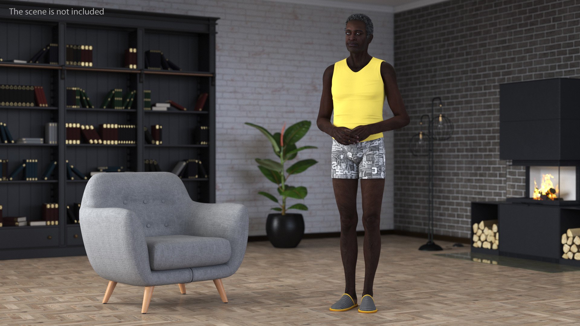 3D Afro American Grandpa Wearing Pajamas Rigged for Cinema 4D https://p.turbosquid.com/ts-thumb/x5/eJYids/P9/afroamericangrandpawearingpajamasriggedforcinema4dc4dmodel006/jpg/1674854460/1920x1080/fit_q87/6ab7599b22867ac0dd31a2eeed0b6e31f4047361/afroamericangrandpawearingpajamasriggedforcinema4dc4dmodel006.jpg