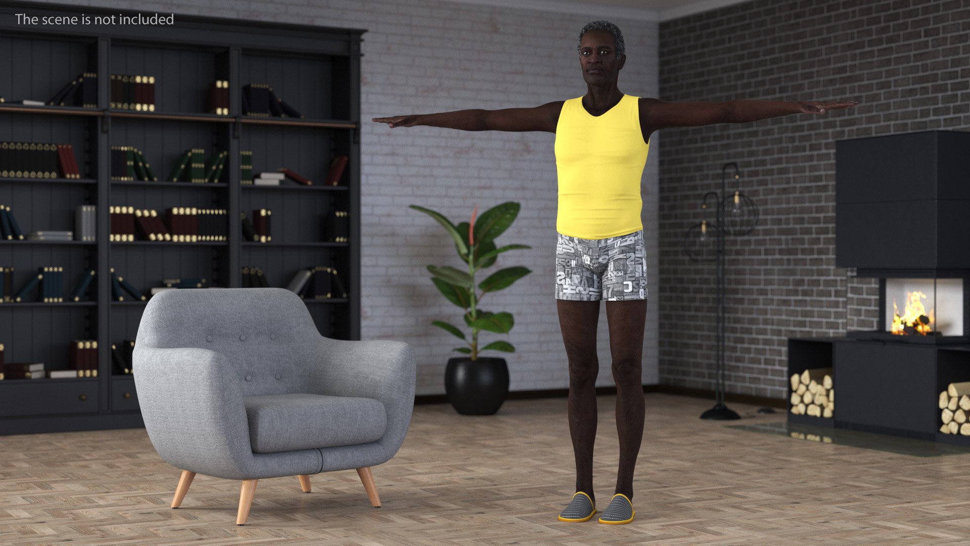 3D Afro American Grandpa Wearing Pajamas Rigged for Cinema 4D https://p.turbosquid.com/ts-thumb/x5/eJYids/wk/afroamericangrandpawearingpajamasriggedforcinema4dc4dmodel004/jpg/1674854454/1920x1080/fit_q87/29f75e67127f8533186afebd7b7cbb85a74f4f41/afroamericangrandpawearingpajamasriggedforcinema4dc4dmodel004.jpg