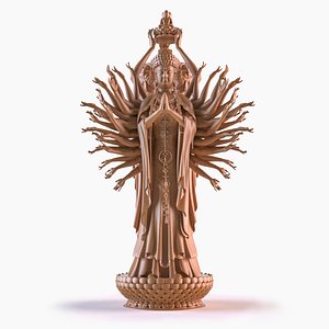 Buddhist Statues 070 3D model