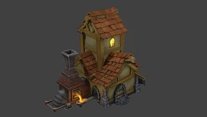 3D Medieval house