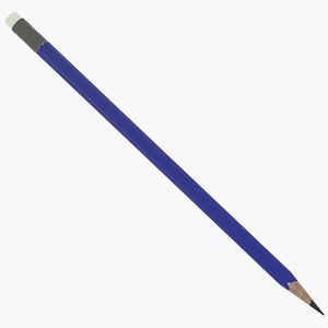3D Graphite pencil model