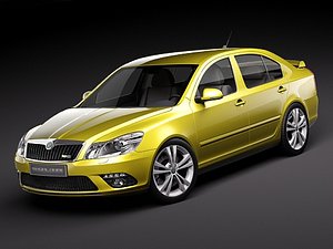 3D model skoda octavia rs