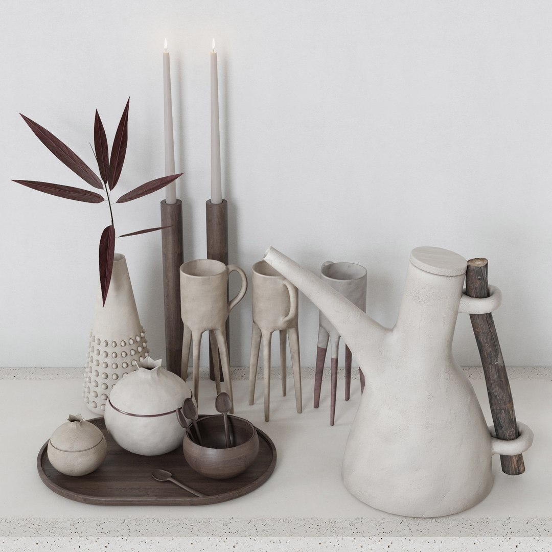 3D model decorative set d1 - TurboSquid 1523162