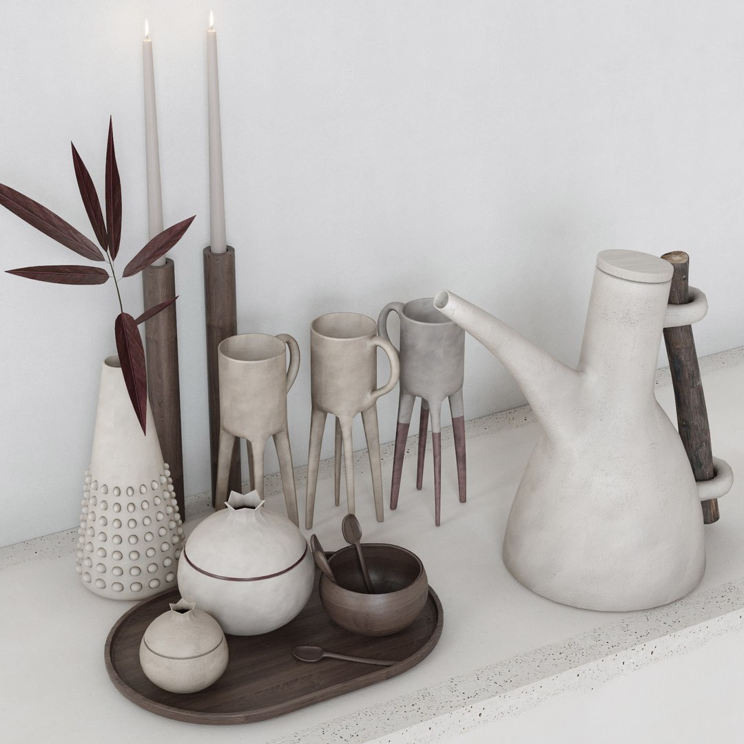 3D model decorative set d1 - TurboSquid 1523162