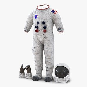 3d model a7l apollo skylab spacesuit