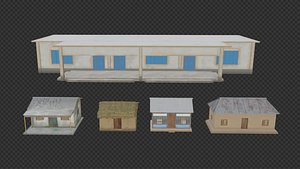 Indian Village assets pack 3D model
