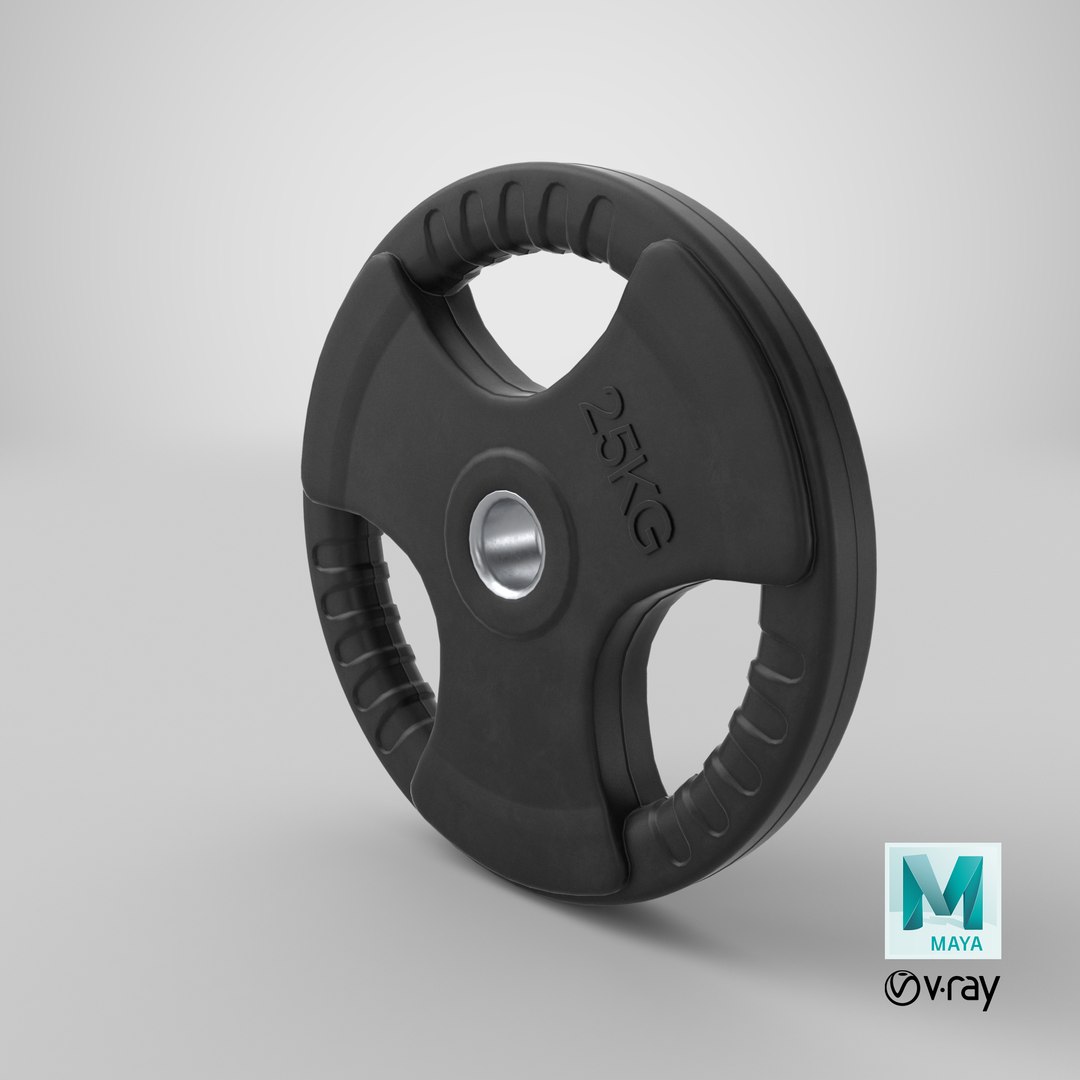 weight plate 25 kg 3D model https://p.turbosquid.com/ts-thumb/x5/rHoGw8/Bl/stemcell_maya_vray_render/png/1626091709/1920x1080/fit_q87/fd2cced0ff3234bfa06faab8de511345db541fc6/stemcell_maya_vray_render.jpg