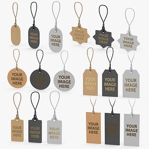 3D Luggage Tags Collection 4