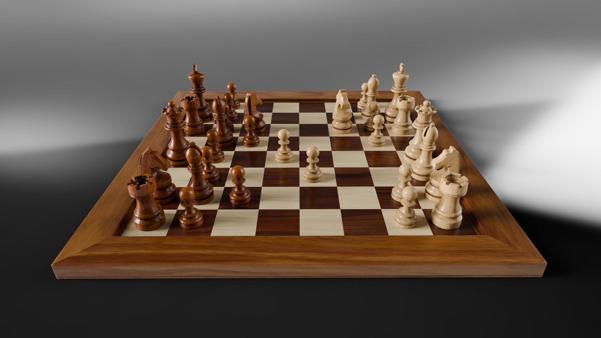 Chess Set 3D Model - TurboSquid 2246525