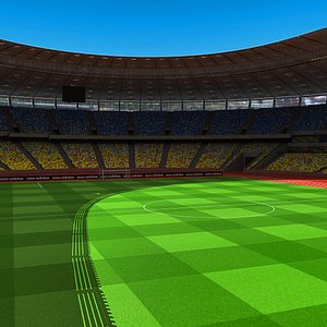 nsc olympiyskiy stadium kiev 3d model