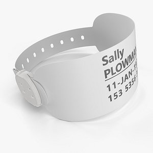 Hospital Bracelet model