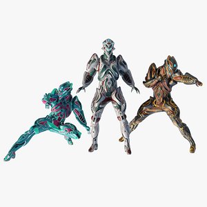 Low Poly - Cyborg Sentient model