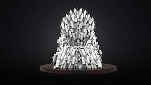Throne from plastic bottles