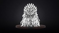 Throne from plastic bottles