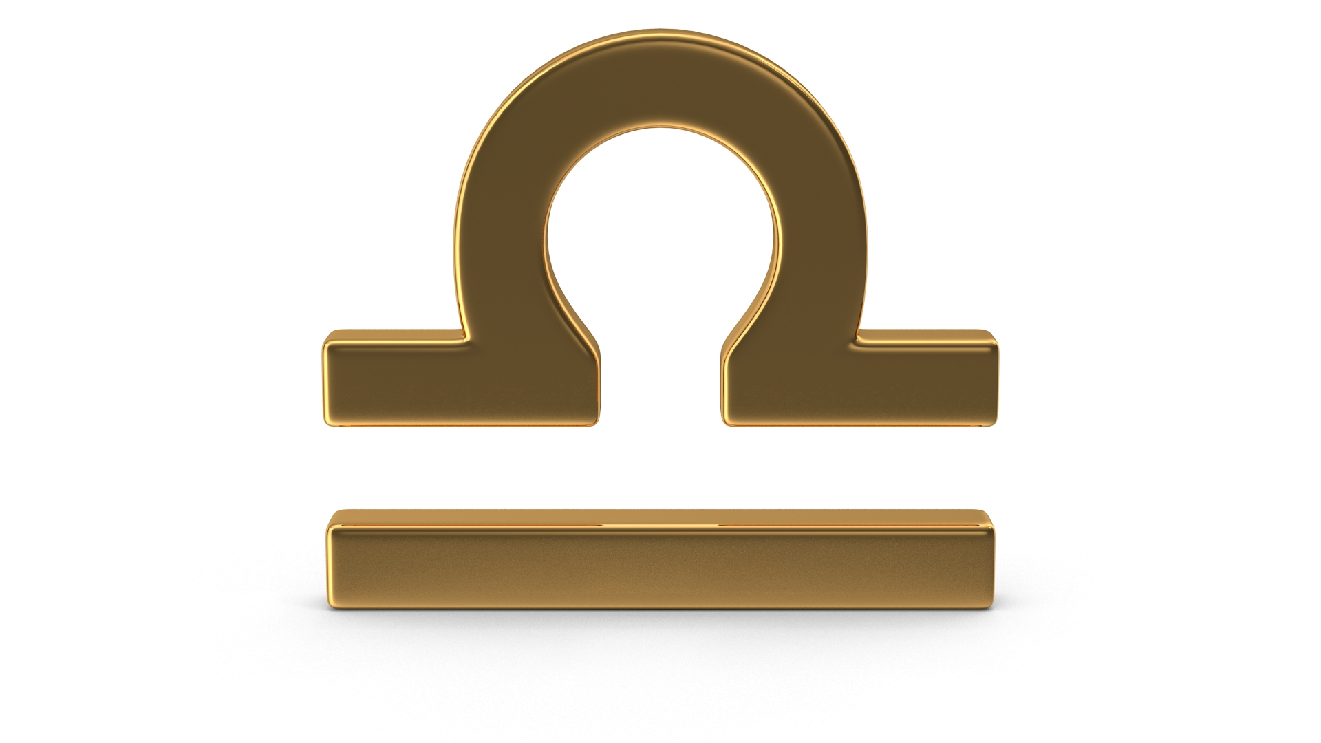 Gold scales libra astrological png sign design element