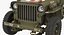 Willys Jeep MB 44 con Trailer Ambulance Modello 3D