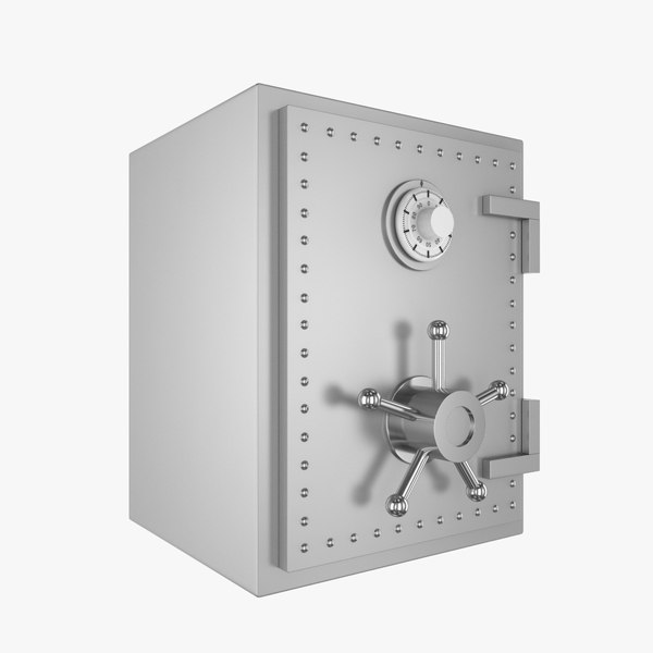 safe bank steel 3D model