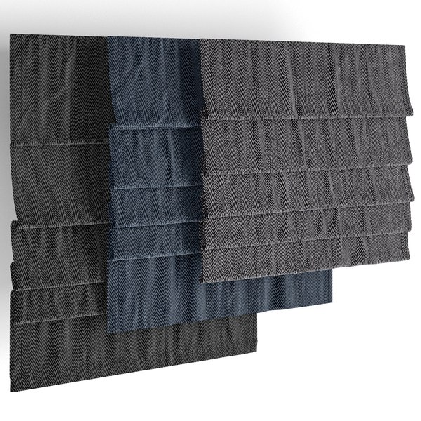 Roman Blinds Model TurboSquid 1414695   10 