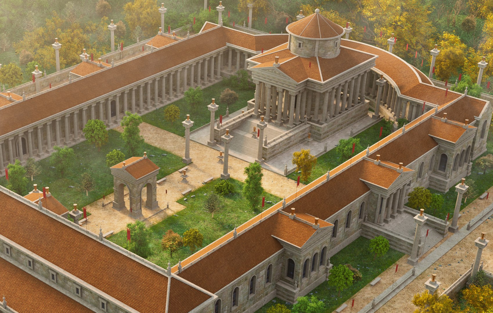 3D The Temple Of Mars Mullo Environment Model - TurboSquid 2318640