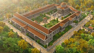 3D The temple of Mars Mullo environment model