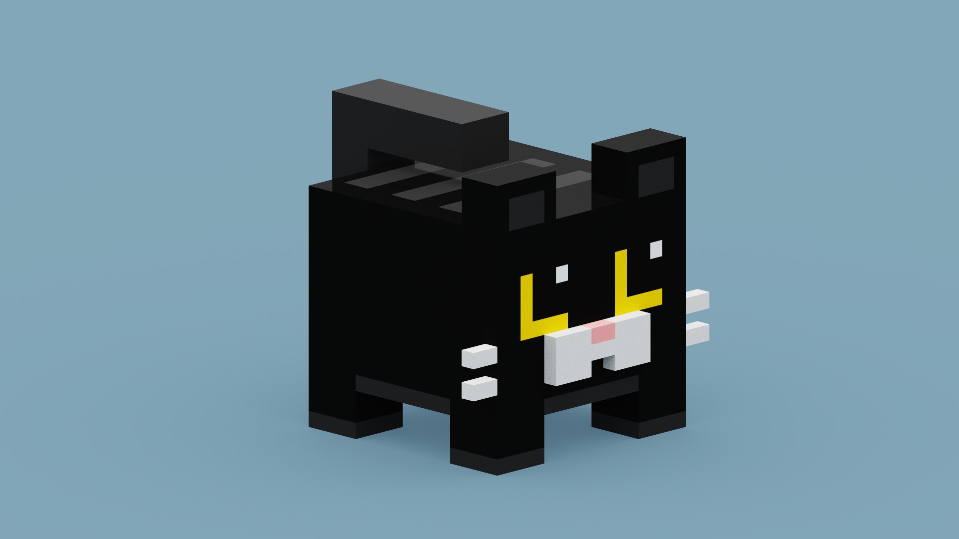 Voxel Black Cat 3D model https://p.turbosquid.com/ts-thumb/x6/QgOmay/Gp/spin202210272343450009/png/1666904307/1920x1080/fit_q87/0fdea716b9f292e7ce55f4cec17fa5de10e659d5/spin202210272343450009.jpg