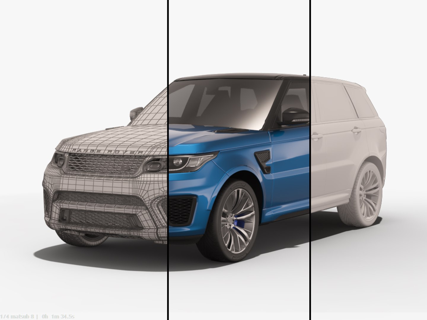 3D model range rover sport svr | 1143993 | TurboSquid