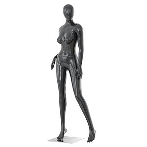 3D abstract female mannequin