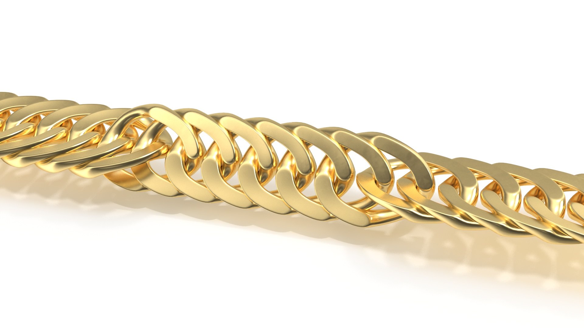Golden Singapore Chain Model - TurboSquid 2239717