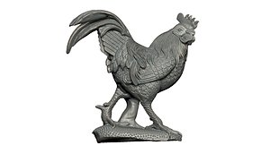 3D rooster