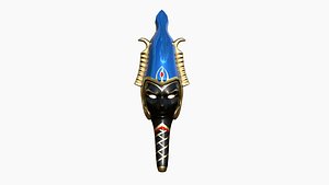 3D Osiris Mask A01 - Egyptian Gods Character Clothing model