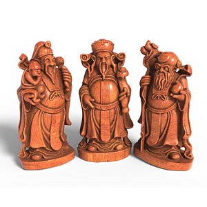 3D Fu Lu Shou
