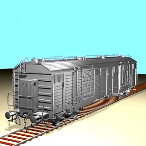 3dsmax freight wagon