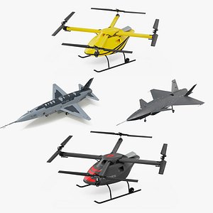 UAV Rigged for Maya Collection 3