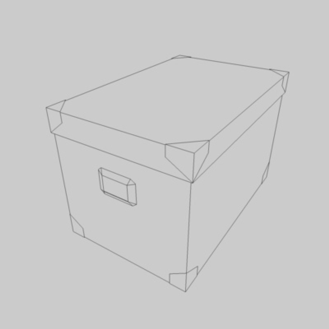 3d Model Of Box